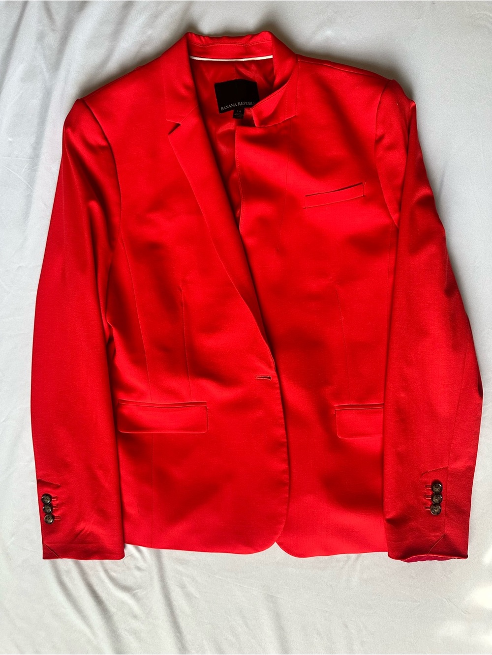 Banana Republic Bright Red Women's Blazer